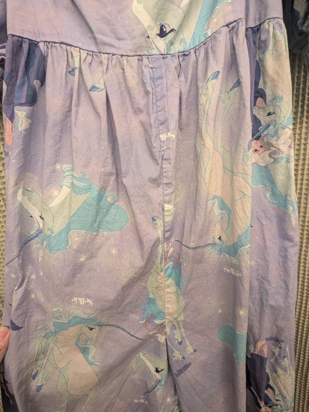 RARE Selkie x The Last Unicorn Jumpsuit Size L - Picture 7 of 7